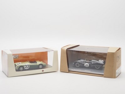 Lot 331 - A pair of 1:43 scale hand built resin models...