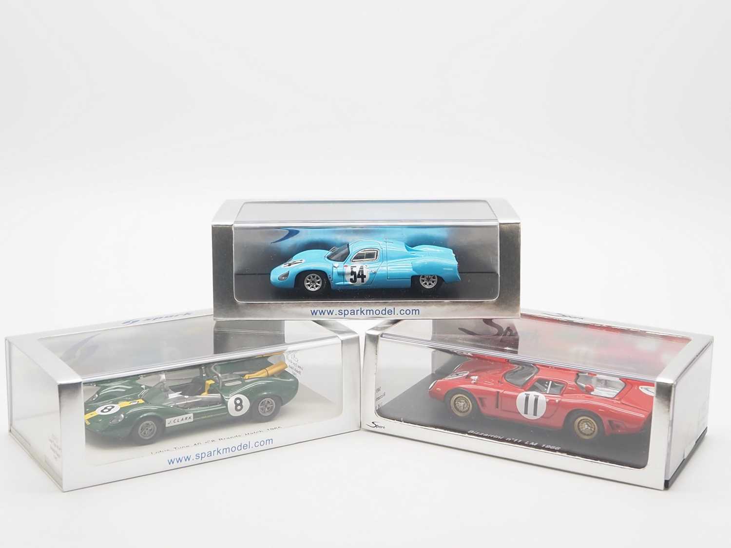 Lot 341 - A group of 1:43 scale hand built resin models...