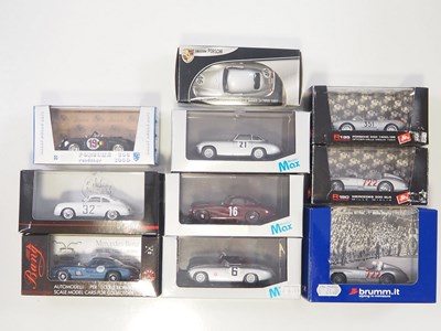 Lot 345 - A group of 1:43 scale diecast models by BRUMM,...