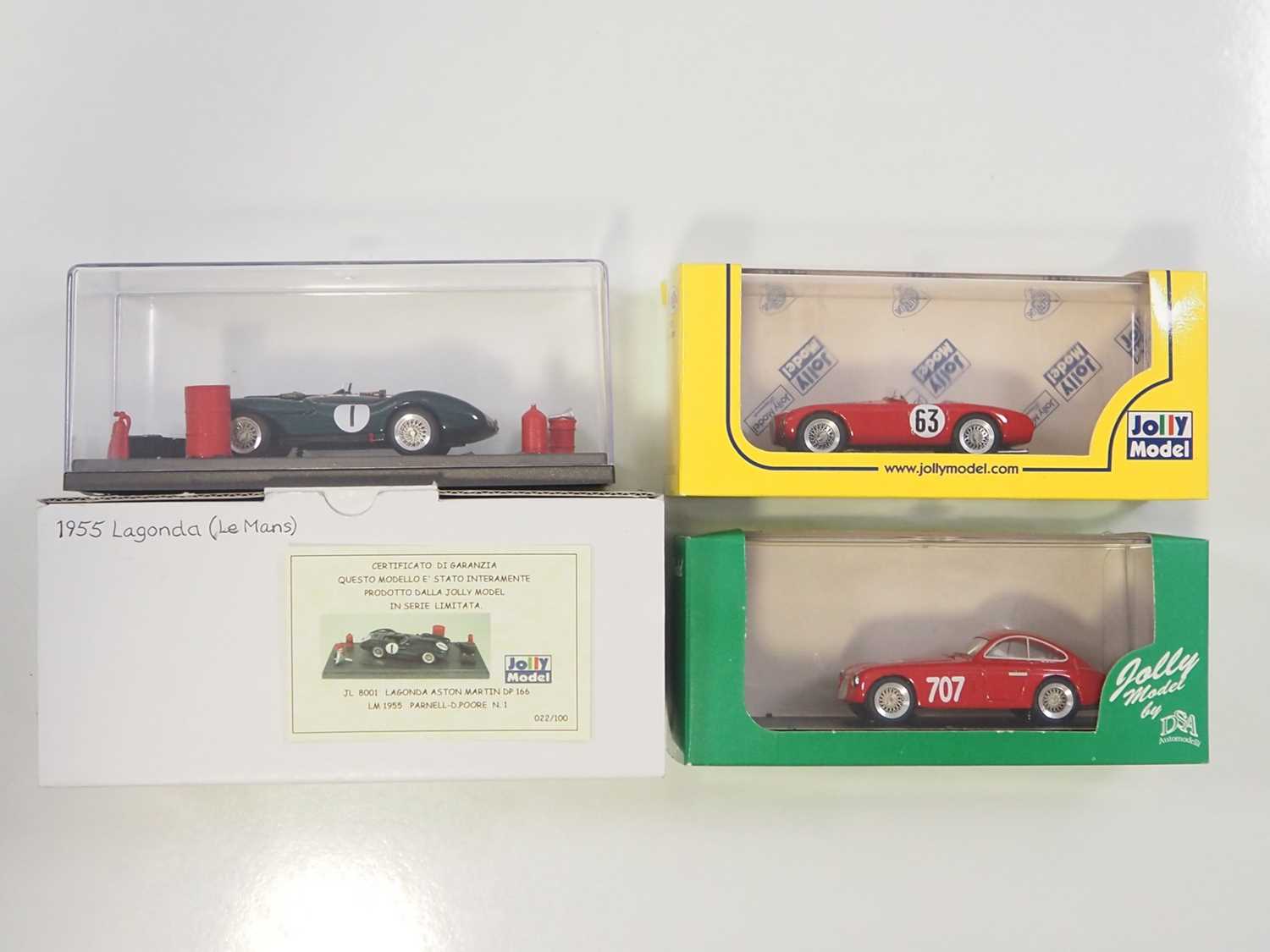 Lot 356 - A group of 1:43 scale hand built resin