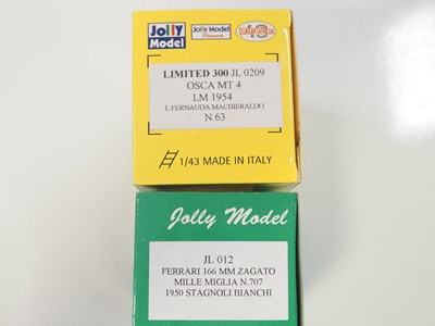 Lot 356 - A group of 1:43 scale hand built resin models...