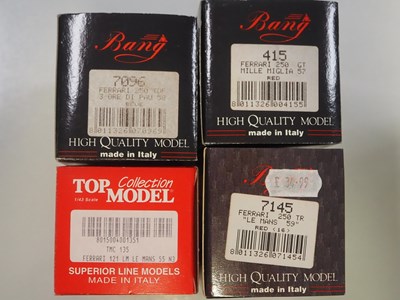 Lot 357 - A group of 1:43 scale models by TOP MODEL,...