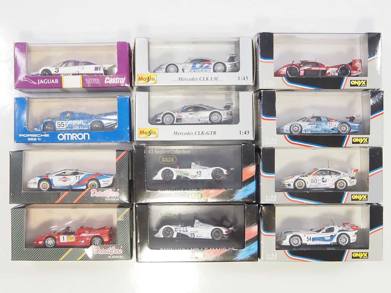 Lot 376 - A group of boxed 1:43 scale models by DETAIL...