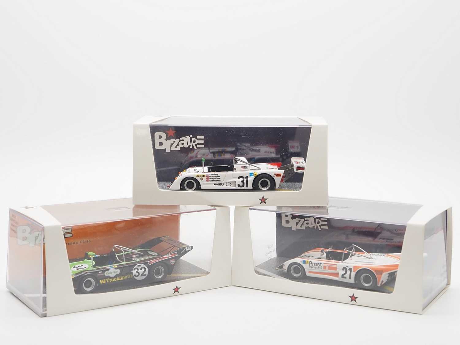 Lot 404 - A group of 1:43 scale hand built resin models...