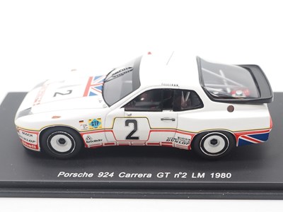 Lot 408 - A pair of 1:43 scale hand built resin models...