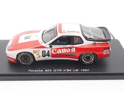 Lot 408 - A pair of 1:43 scale hand built resin models...