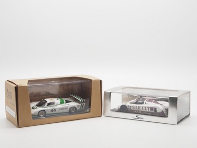 Lot 417 - A pair of 1:43 scale hand built resin models...