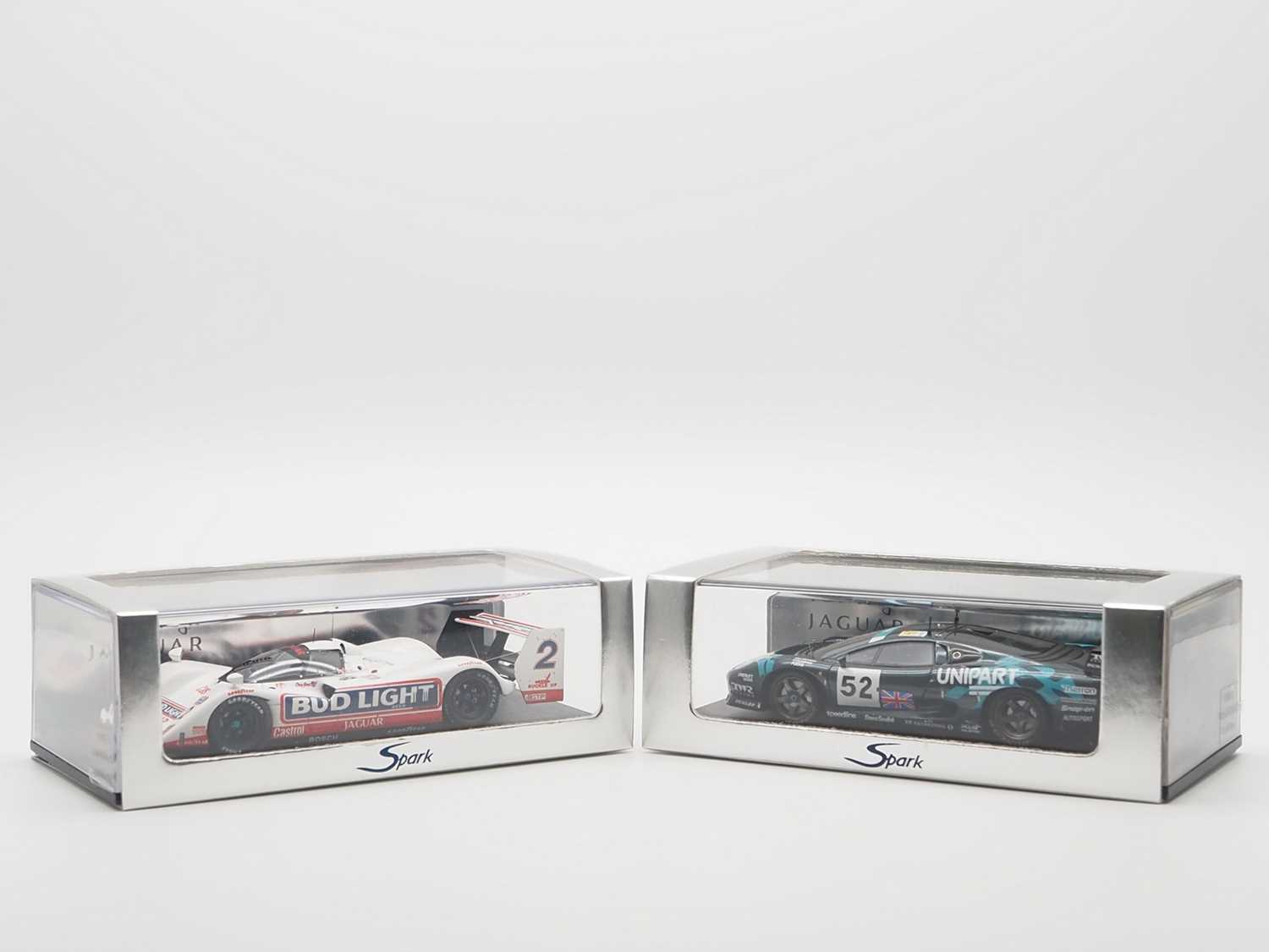 Lot 426 - A pair of 1:43 scale hand built resin models