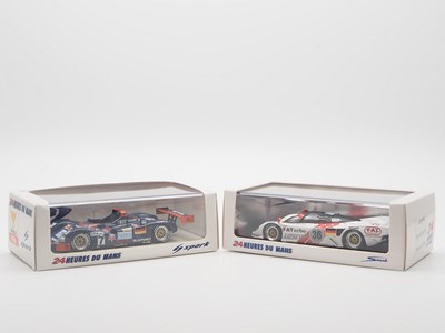 Lot 429 - A pair of 1:43 scale hand built resin models...