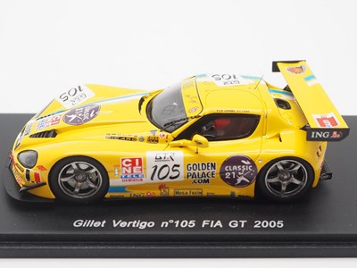Lot 442 - A pair of 1:43 scale hand built resin models...
