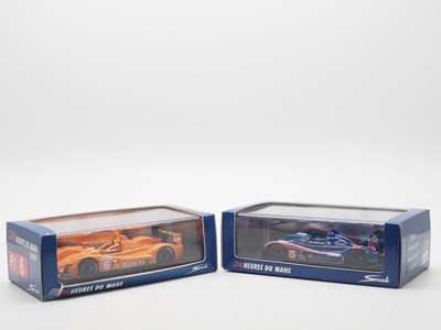 Lot 449 - A pair of 1:43 scale hand built resin models...