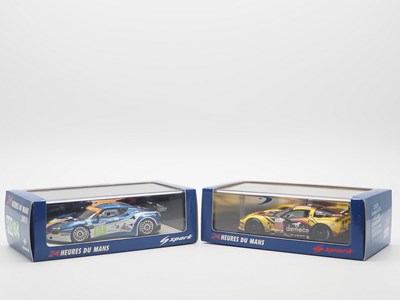 Lot 452 - A pair of 1:43 scale hand built resin models...