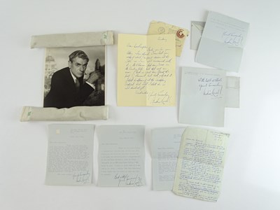 Lot 6 - A group of handwritten and hand signed items...