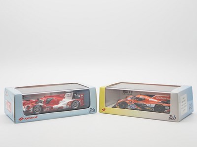 Lot 458 - A pair of 1:43 scale hand built resin models...