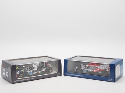 Lot 460 - A pair of 1:43 scale hand built resin models...