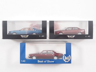 Lot 52 - A group of hand built resin 1:43 scale models...