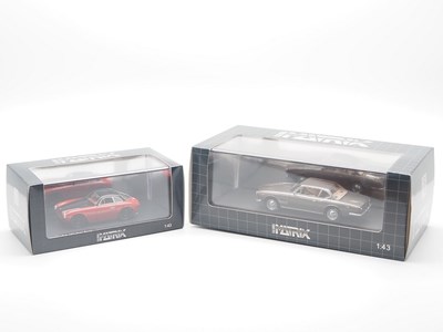 Lot 58 - A pair of hand built 1:43 scale resin models...