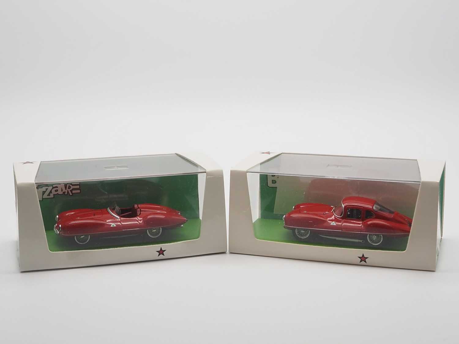 Lot 6 - A pair of hand built 1:43 scale resin models...