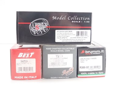 Lot 70 - A group of 1:43 scale models to include BRUMM,...