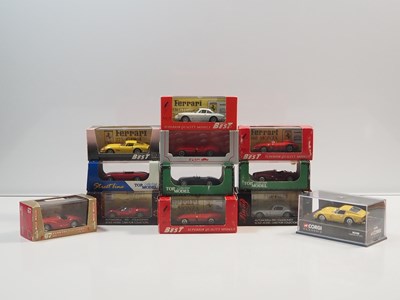 Lot 77 - A group of 1:43 scale models by CORGI, BEST...