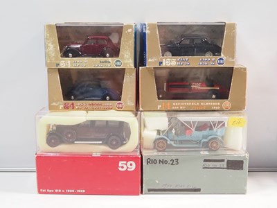 Lot 86 - A group of 1:43 scale models by RIO, BRUMM,...
