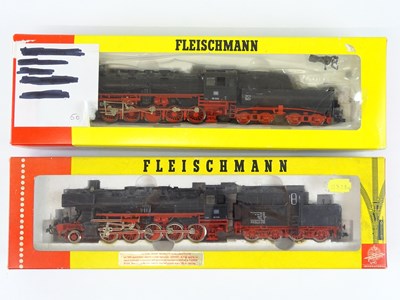 Lot 228 - A pair of HO Gauge German Outline steam...