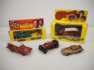 Lot 110 - A group of film and TV related CORGI Toys,...