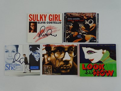 Lot 59 - ELVIS COSTELLO - A selection of signed CDs by...