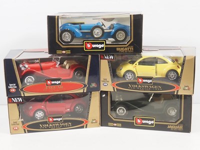 Lot 125 - A group of BBURAGO 1:18 scale diecast cars...