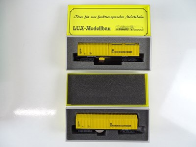 Lot 231 - A pair of HO Gauge rail and track cleaning...