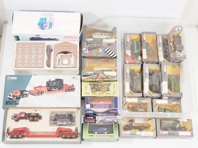 Lot 133 - A large group of CORGI diecast buses and...