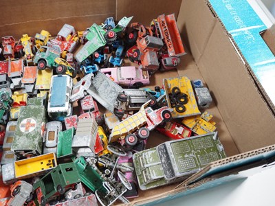 Lot 137 - A large quantity of playworn diecast by LESNEY,...