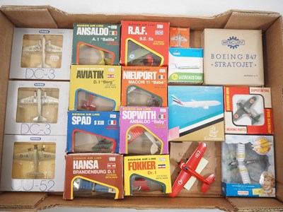 Lot 15 - A group of mostly boxed diecast planes by...