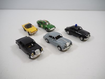 Lot 168 - A group of TRI-ANG Minic Motorways cars, fire...