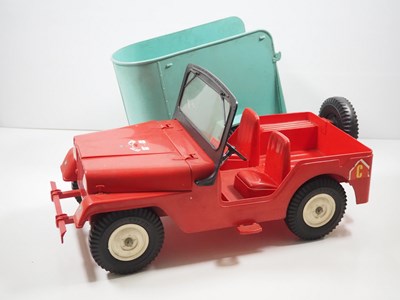 Lot 173 - A MARX Toys JOHNNY WEST Ranch Jeep and horse...