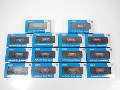 Lot 178 - A group of DAPOL N gauge wagons, all limited...