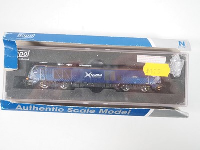 Lot 188 - A DAPOL N gauge 2D-022-005 class 68 diesel...