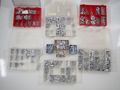 Lot 198 - A large quantity of N gauge whitemetal...