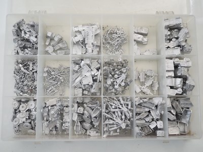 Lot 198 - A large quantity of N gauge whitemetal...