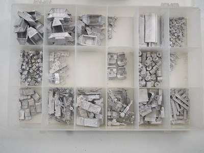 Lot 198 - A large quantity of N gauge whitemetal...