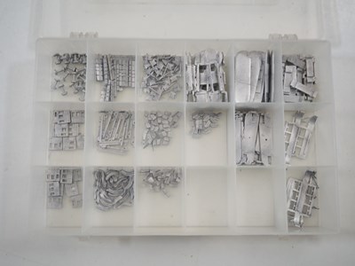 Lot 198 - A large quantity of N gauge whitemetal...