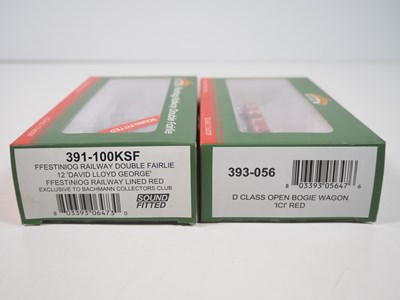 Lot 199 - A BACHMANN OO9 scale 391-100KSF Ffestiniog...