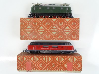 Lot 239 - A pair of vintage 3-rail MARKLIN HO Gauge...