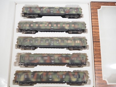 Lot 209 - A LILIPUT HO gauge 837 5-car Wehrmacht army...