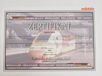 Lot 213 - A MARKLIN HO gauge 3-rail AC 37795 limited...