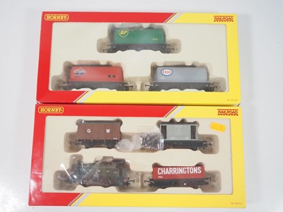 Lot 244 - A pair of HORNBY OO gauge Railroad packs...