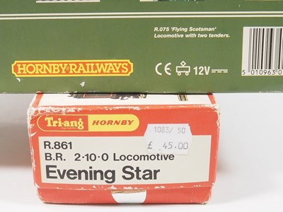 Lot 250 - A pair of HORNBY OO gauge steam locomotives...