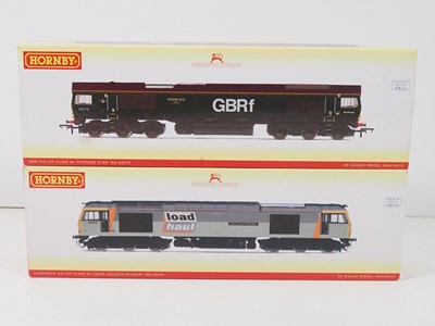 Lot 252 - A pair of OO gauge HORNBY diesel locos...