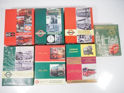 Lot 26 - A group of EFE 1:76 scale London Transport bus...