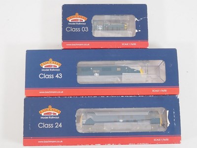 Lot 272 - A group of BACHMANN OO gauge diesel...